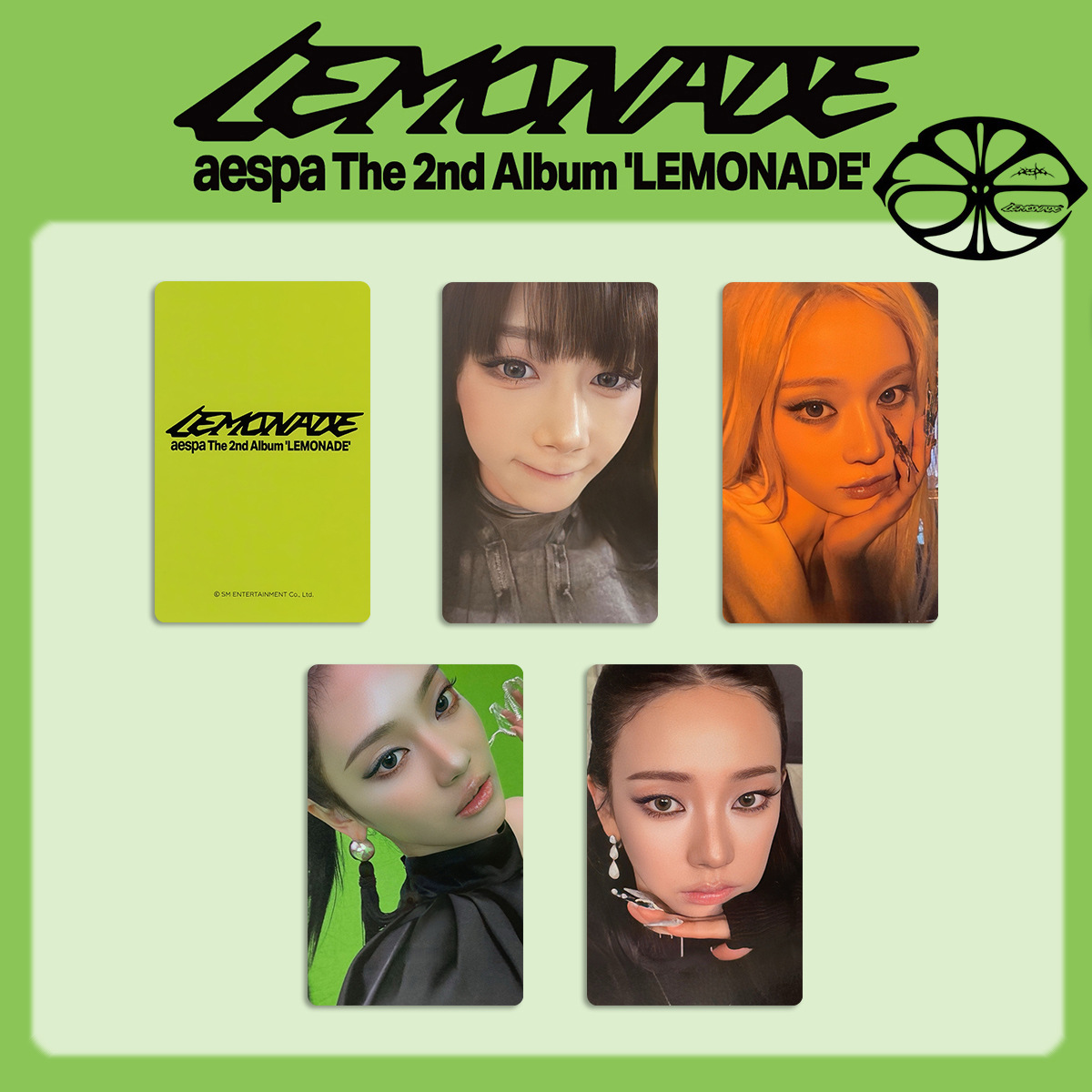 aespa LEMONADE 小卡｜專輯特典卡 收藏卡 隨機卡 KPOP粉絲周邊
