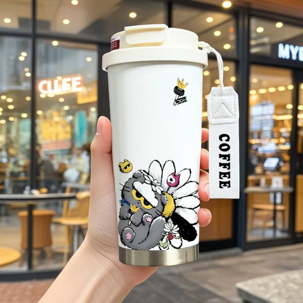 ZOA 貓咪×權志龍保溫杯｜GD 潮流隨行水杯・日常外出杯