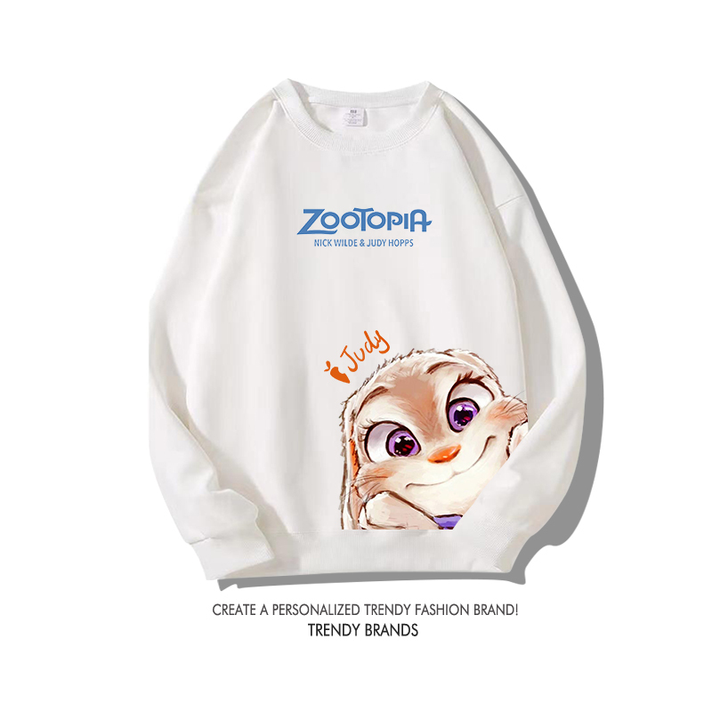 動物方城市 秋冬新款 親子情侶裝圓領長袖