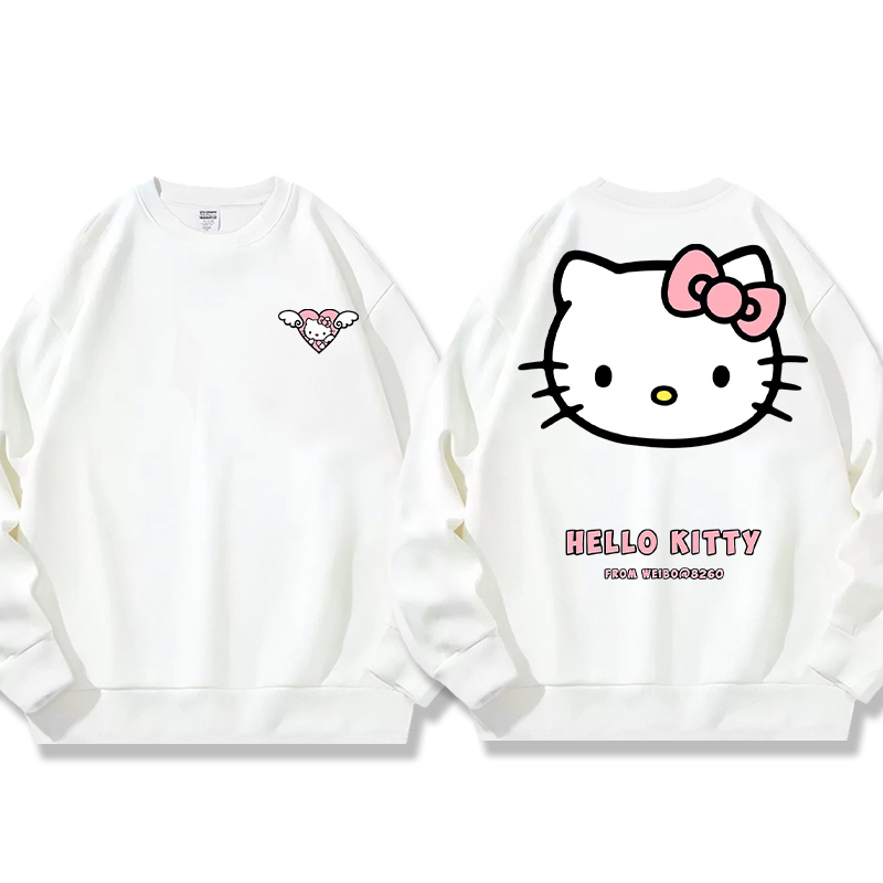 HelloKitty 秋冬新款 親子情侶裝圓領長袖