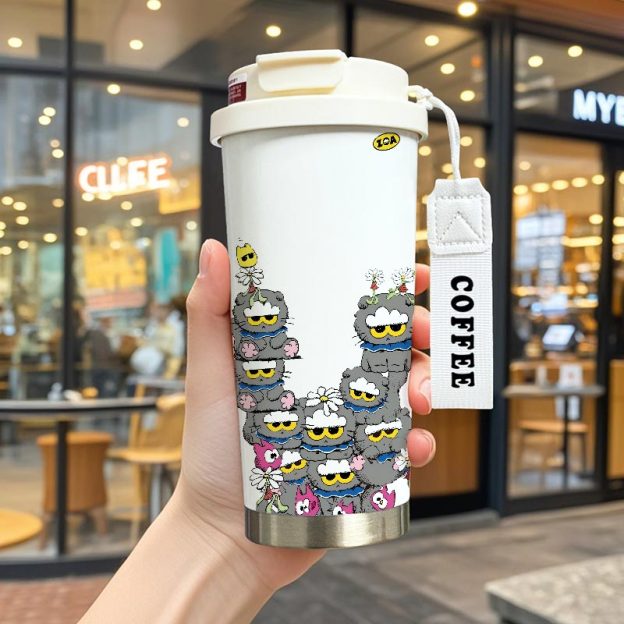 ZOA 貓咪×權志龍保溫杯｜GD 潮流隨行水杯・日常外出杯