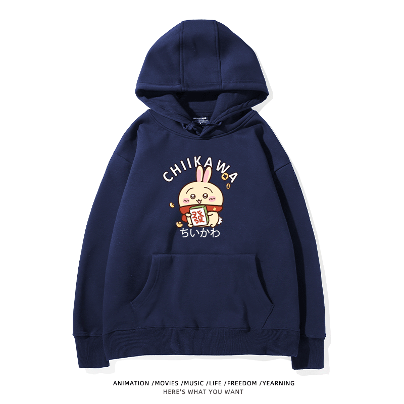 新年chiikawa 2026秋冬新款親子情侶裝 圓領長袖/連帽衛衣