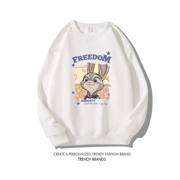 動物方城市 秋冬新款 親子情侶裝圓領長袖