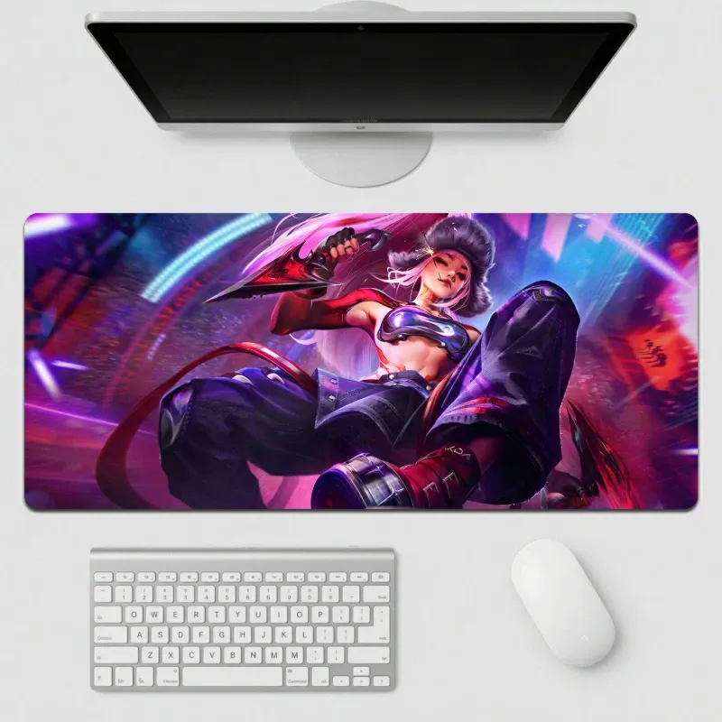 英雄聯盟 LOL K/DA Firestarter 加大滑鼠墊｜電競遊戲桌墊