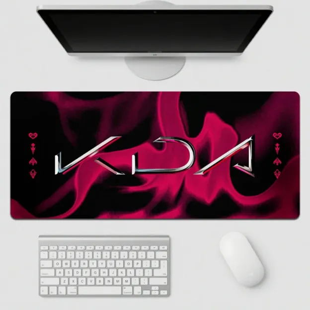 英雄聯盟 LOL K/DA Firestarter 加大滑鼠墊｜電競遊戲桌墊