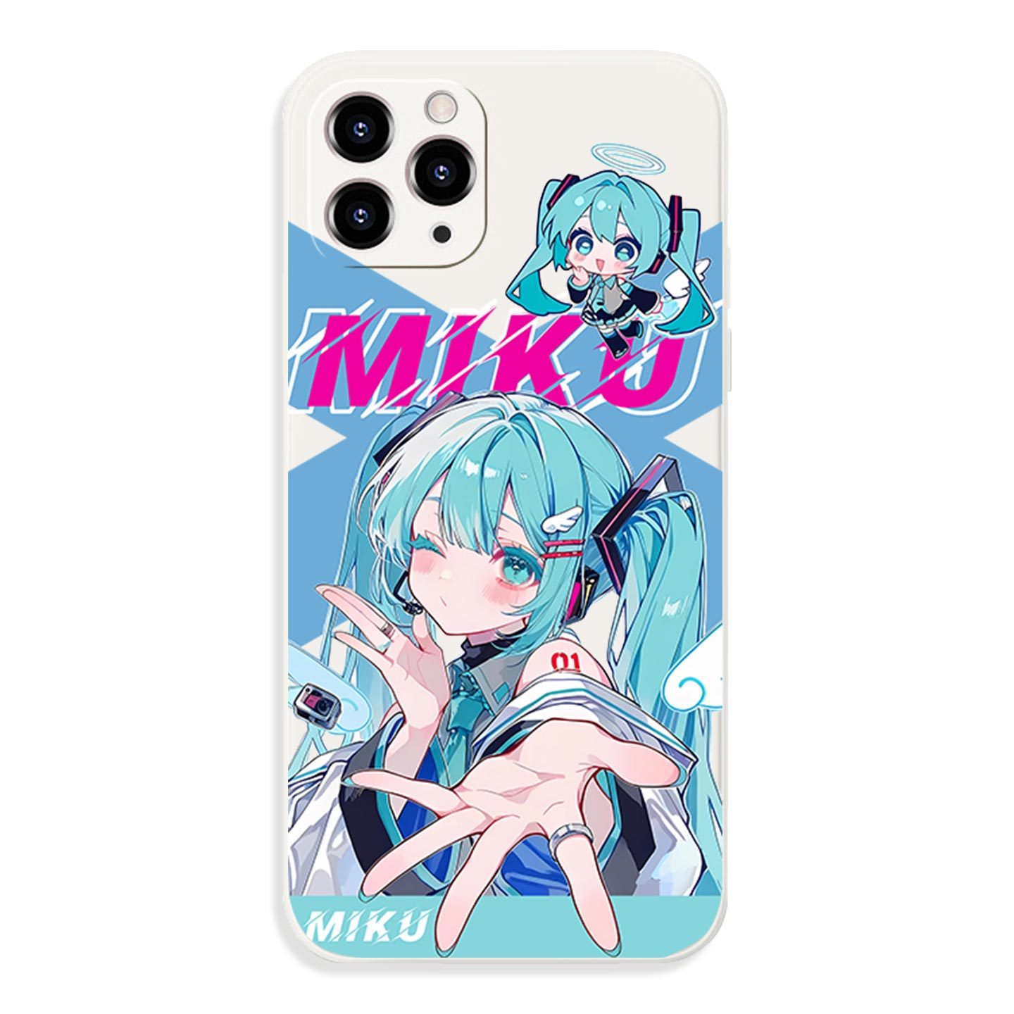初音未來 液態矽膠全包防摔軟殼