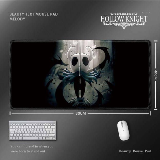 空洞騎士 Hollow Knight 滑鼠墊｜超大尺寸遊戲桌墊 電腦鍵盤墊 收藏周邊