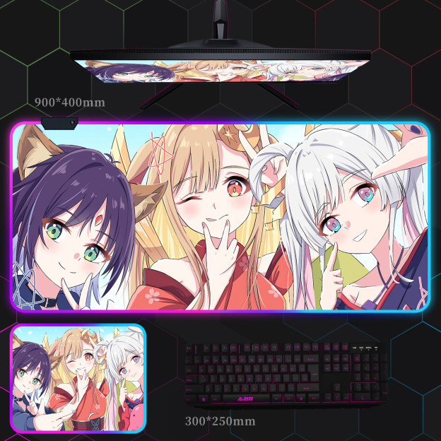 超時空輝耀姬 主題桌墊 布質滑鼠墊