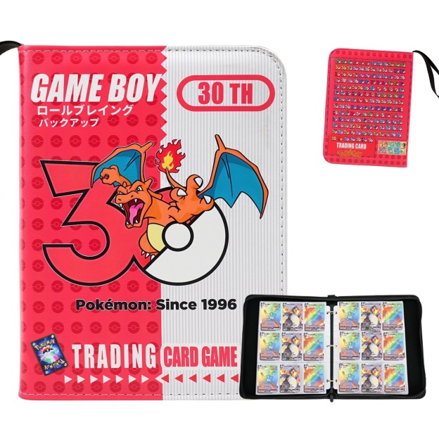 寶可夢 PTCG 30週年卡片收藏冊｜30th 豪華皮質卡冊・神奇寶貝卡牌收納冊