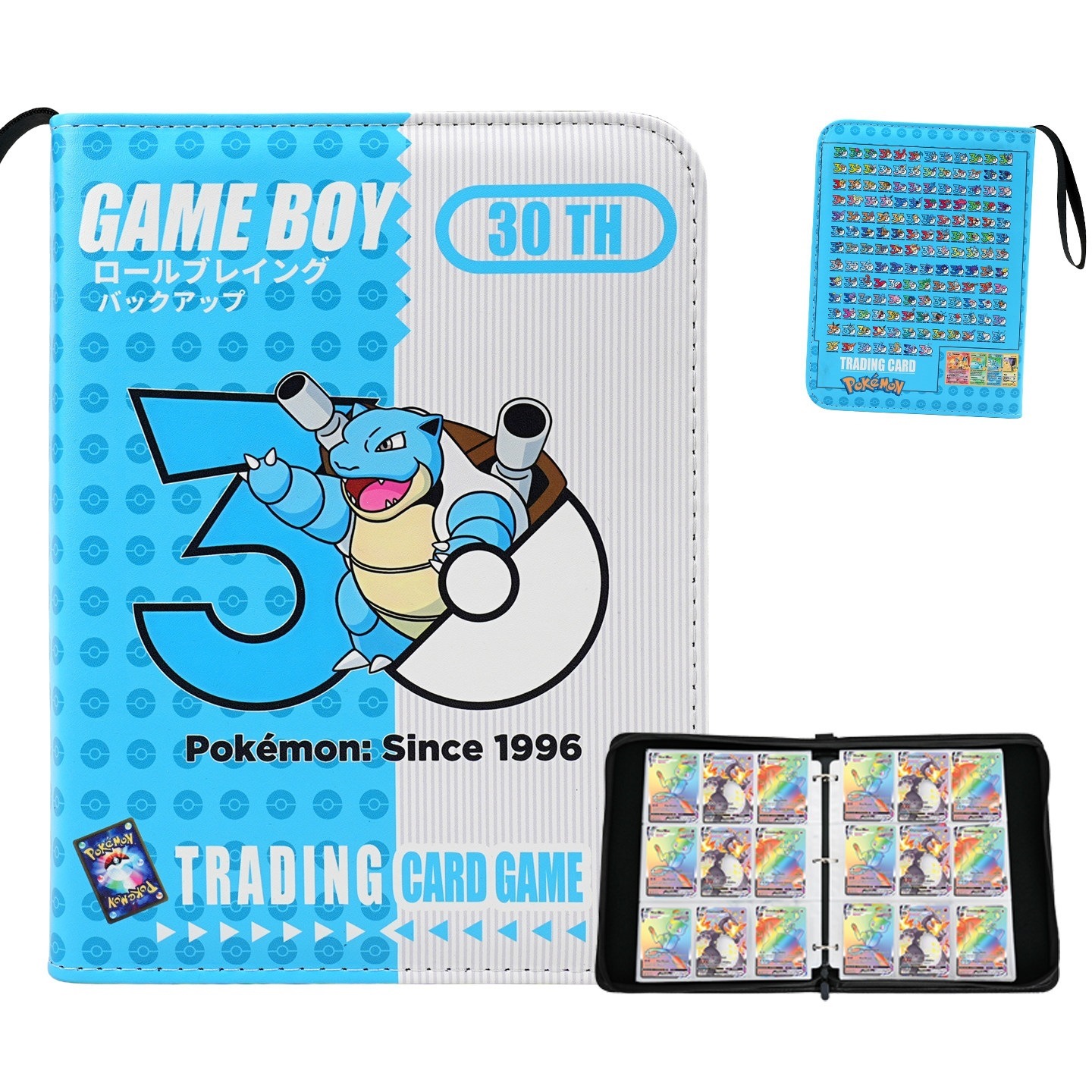 寶可夢 PTCG 30週年卡片收藏冊｜30th 豪華皮質卡冊・神奇寶貝卡牌收納冊