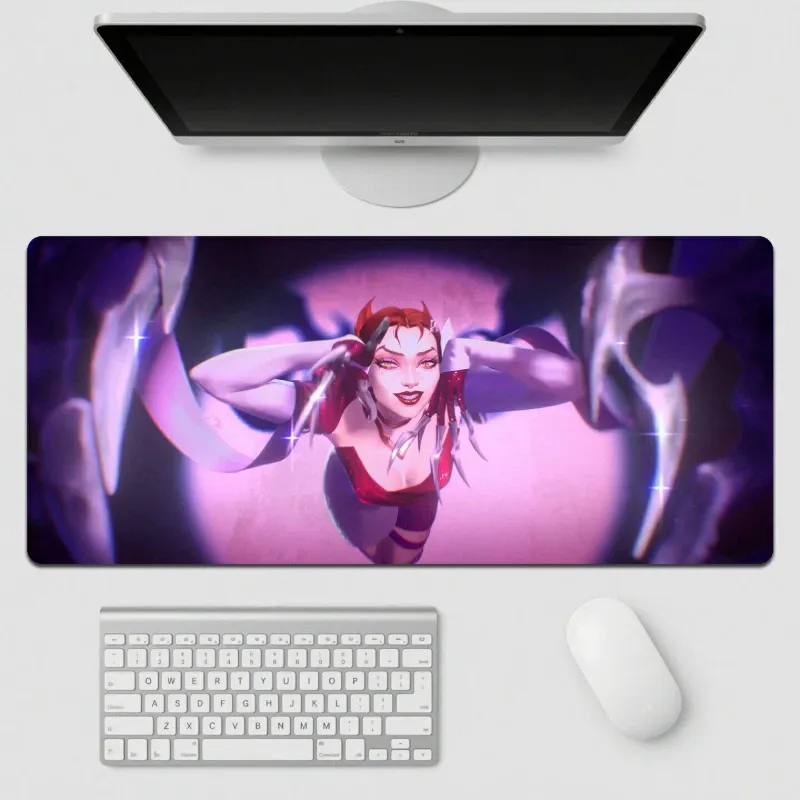 英雄聯盟 LOL K/DA Firestarter 加大滑鼠墊｜電競遊戲桌墊
