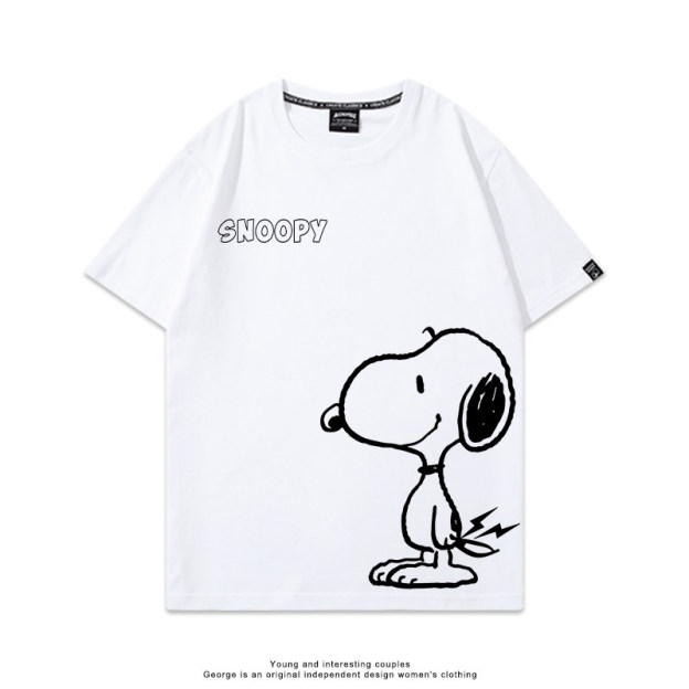 史努比 Snoopy 美式卡通純棉短袖T恤