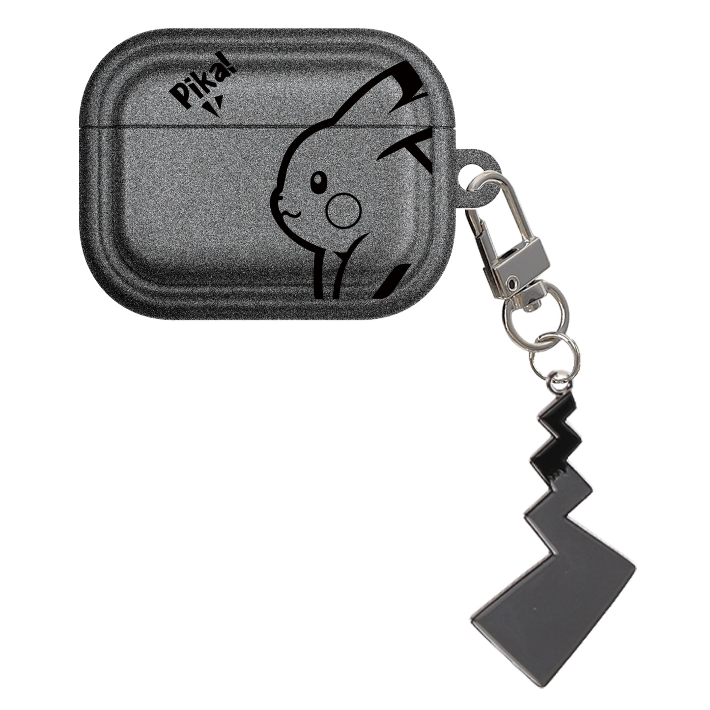 复古灰皮卡丘Airpods耳機保護殼 | 时尚与可爱结合