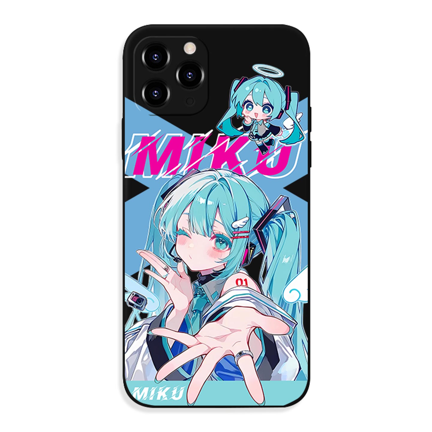 初音未來 液態矽膠全包防摔軟殼