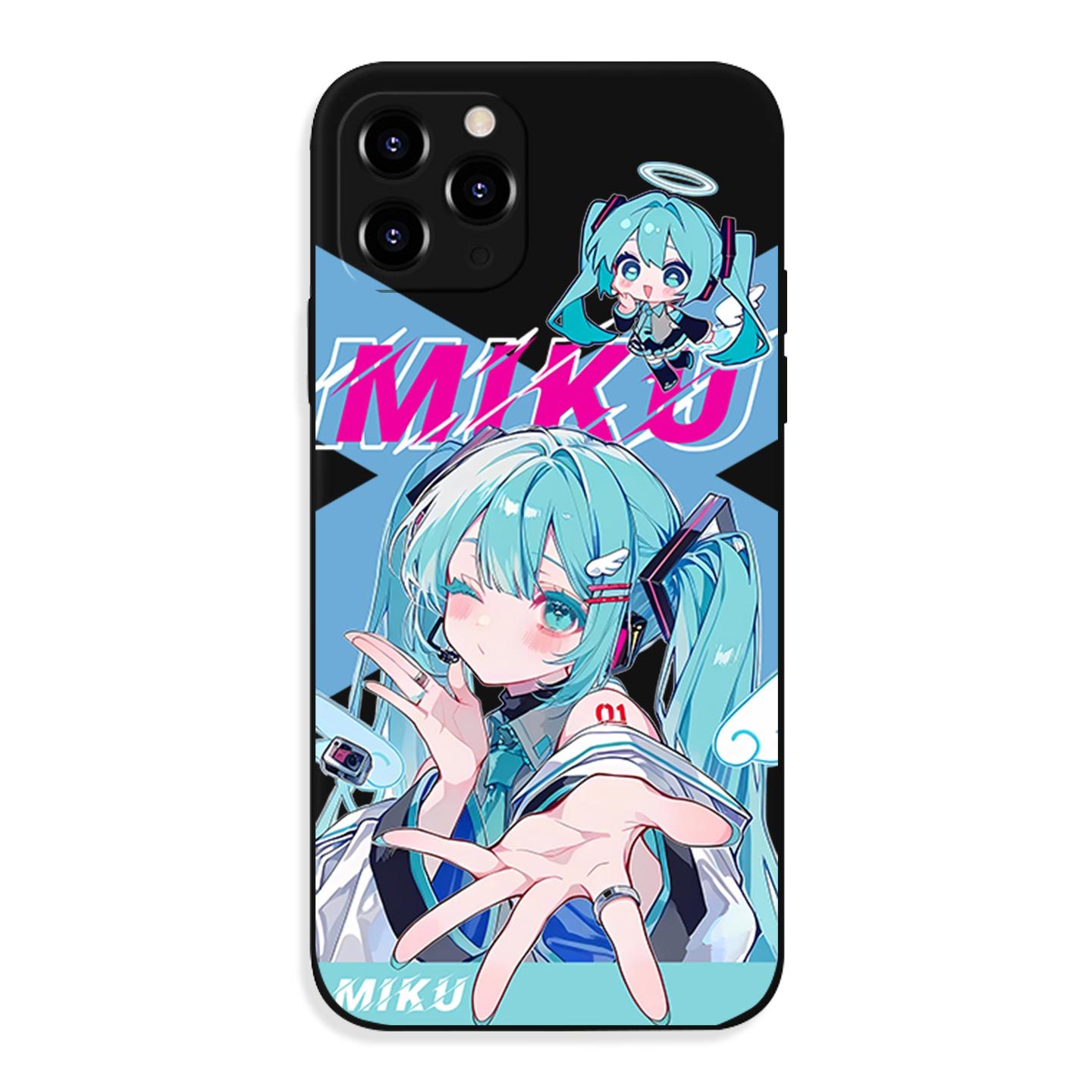 初音未來 液態矽膠全包防摔軟殼