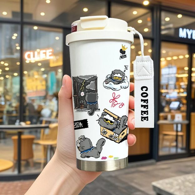 ZOA 貓咪×權志龍保溫杯｜GD 潮流隨行水杯・日常外出杯