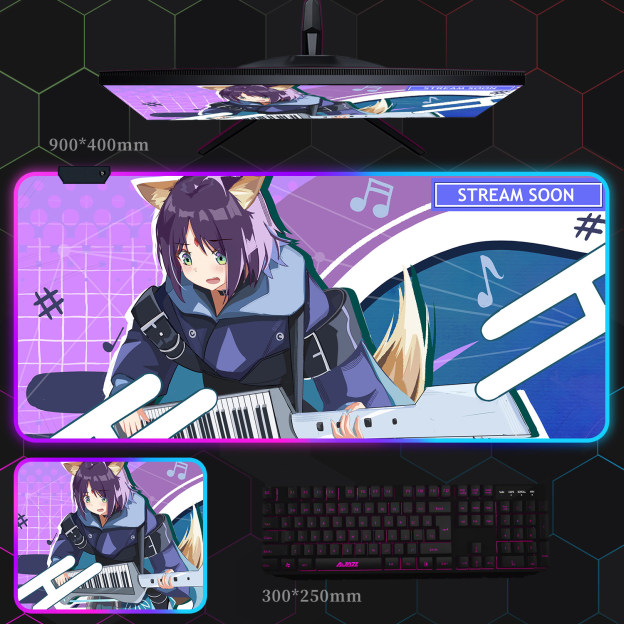 超時空輝耀姬 主題桌墊 布質滑鼠墊