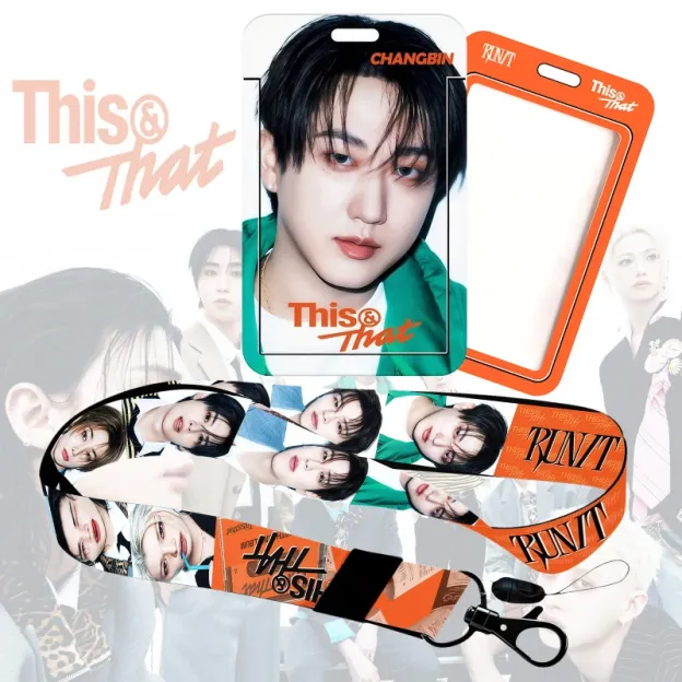 Stray Kids《This & That》掛繩卡套｜K-POP 粉絲證件套・隨身卡片收納