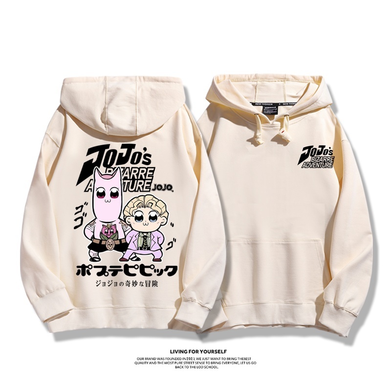 jojo吉良吉影聯動pop子和pipi美新款 親子情侶男女連帽衛衣