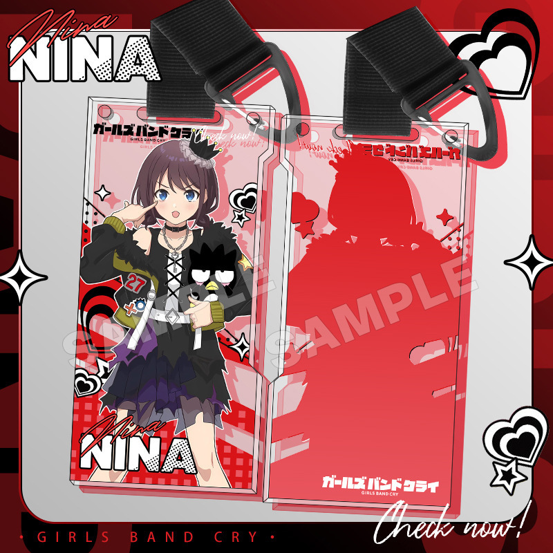 少女樂團吶喊吧 Girls Band Cry 亞克力通行證掛飾