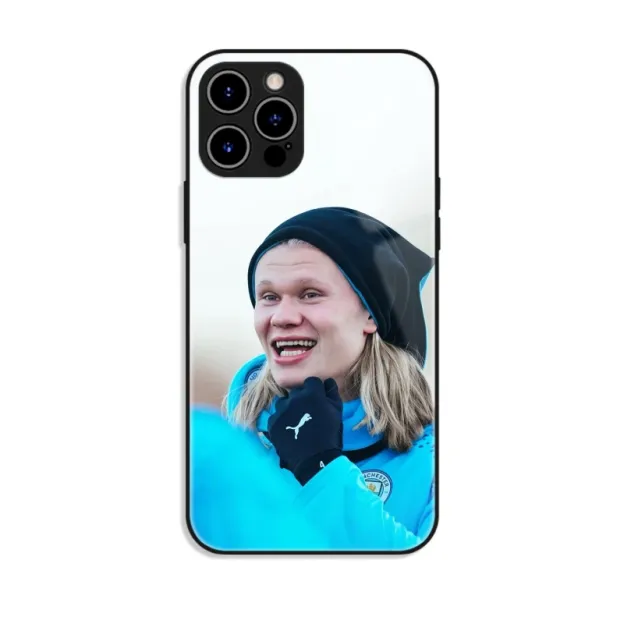 哈蘭德 Haaland 高清鋼化玻璃手機殼