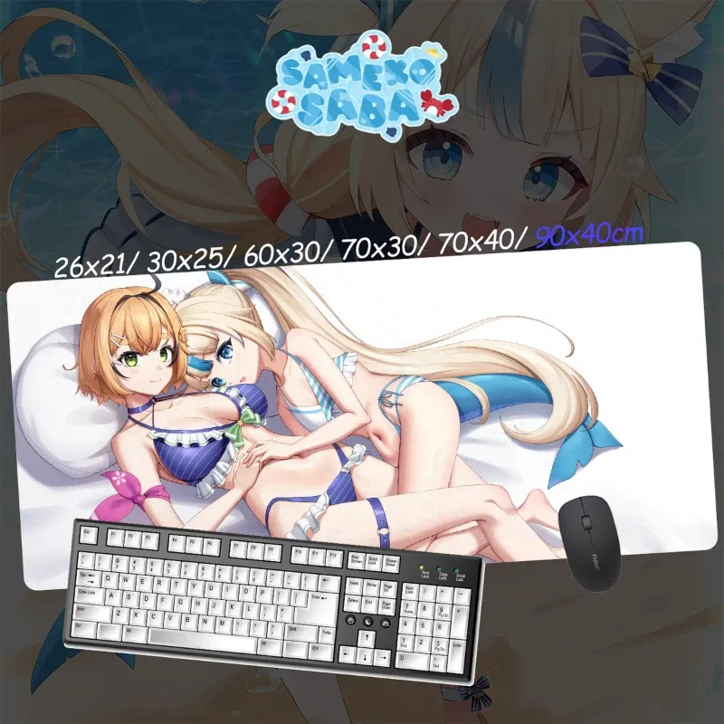 鯊魚子Saba超大電競涼感滑鼠墊