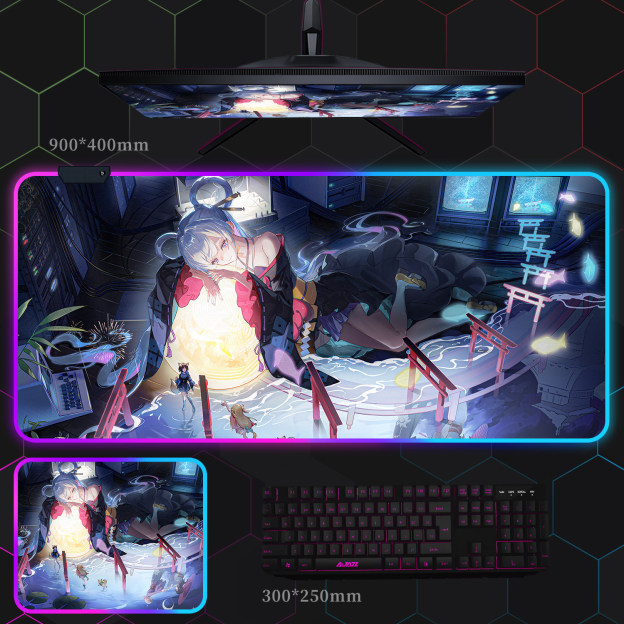 超時空輝耀姬 主題桌墊 布質滑鼠墊