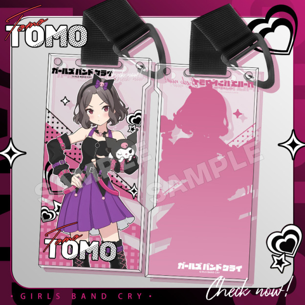 少女樂團吶喊吧 Girls Band Cry 亞克力通行證掛飾