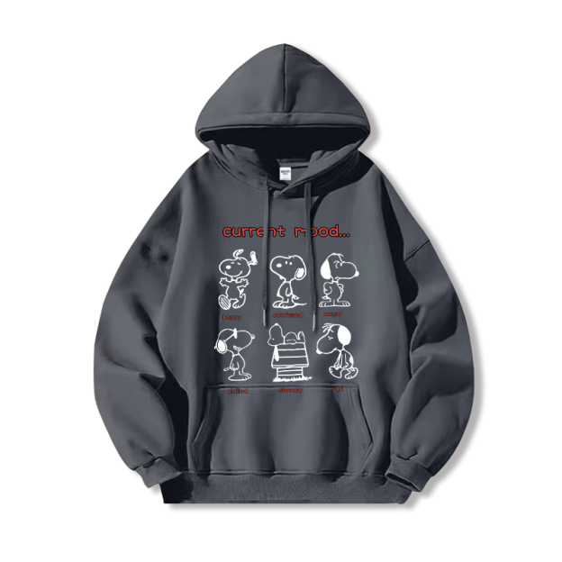 Snoopy史努比新款 親子情侶男女連帽衛衣