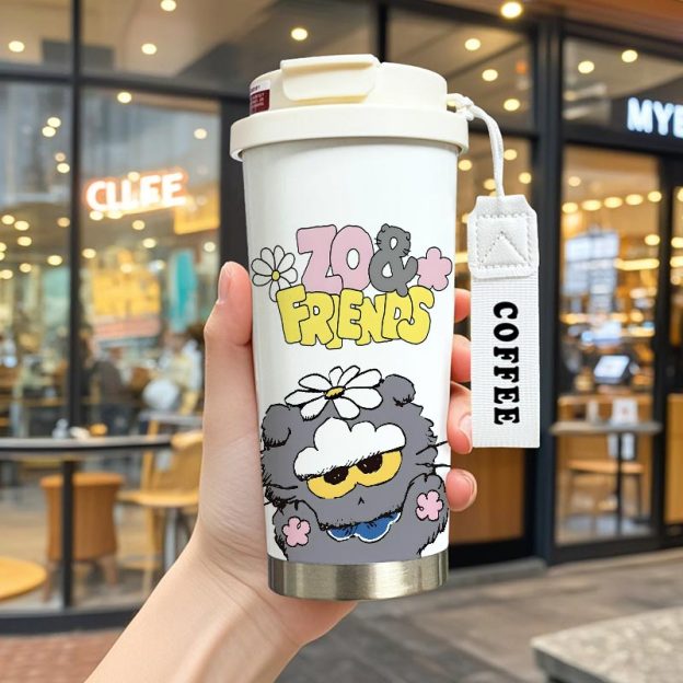 ZOA 貓咪×權志龍保溫杯｜GD 潮流隨行水杯・日常外出杯