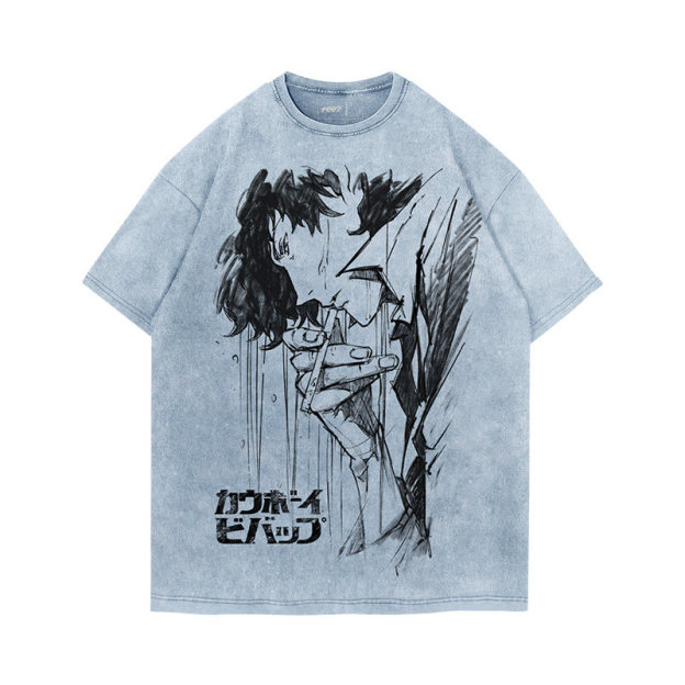 Cowboy星際牛仔水洗做舊 2026親子情侶男女同款 印花水洗短袖