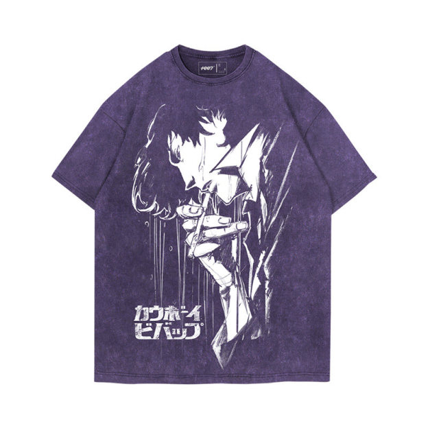 Cowboy星際牛仔水洗做舊 2026親子情侶男女同款 印花水洗短袖