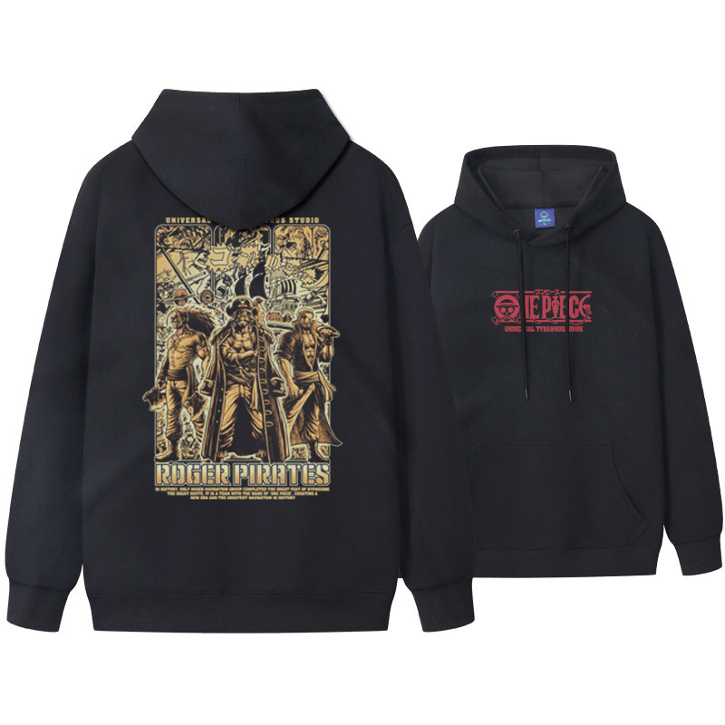 海賊王聯名新款 男女情侶同款連帽衛衣