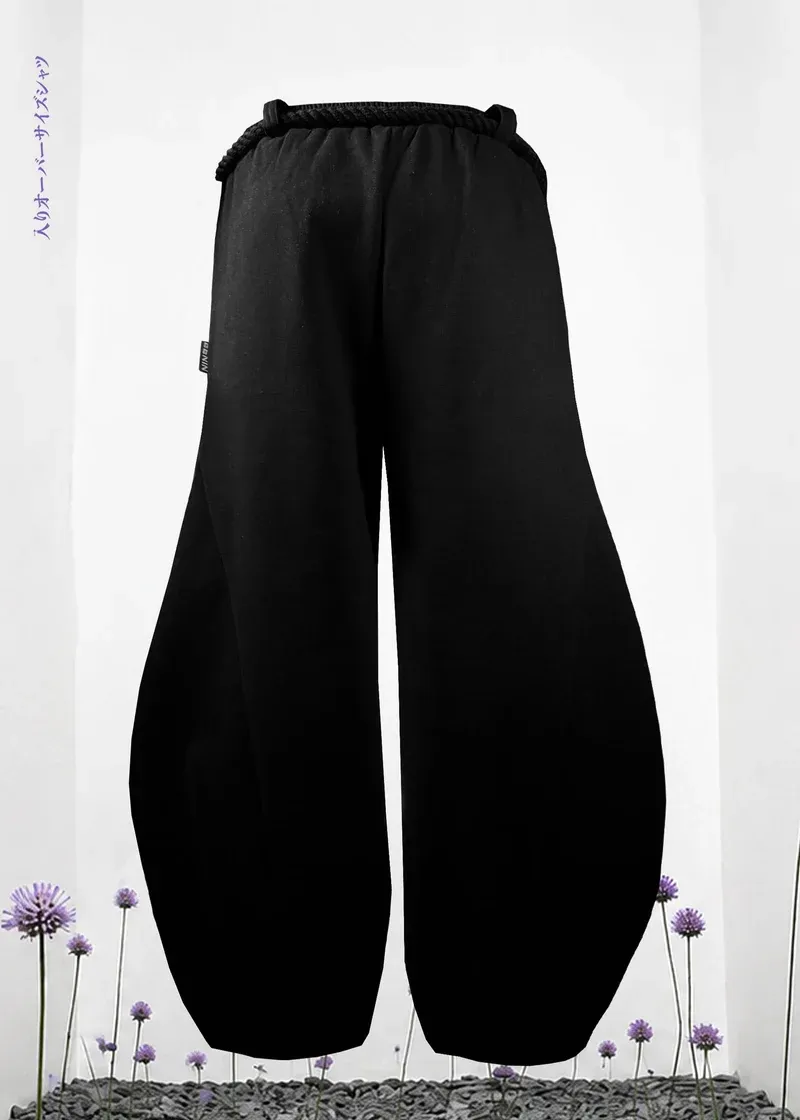 “佐助咒印”刺繡工藝寬鬆運動褲