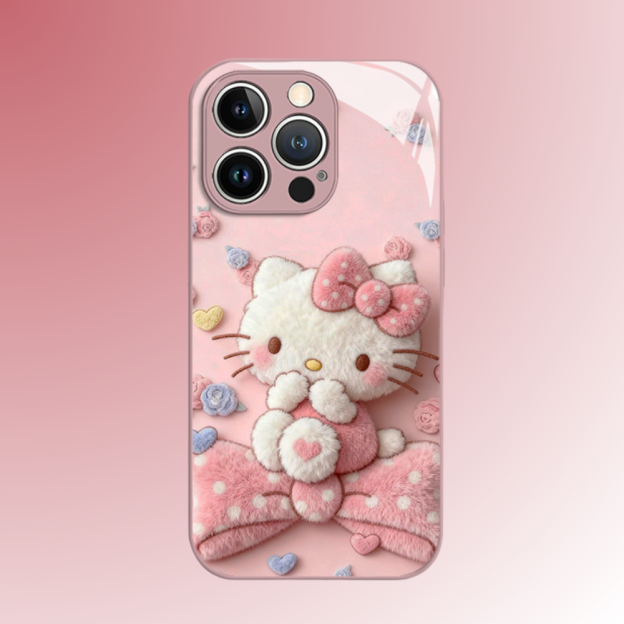 三麗鷗 新款高清全包防摔玻璃殼