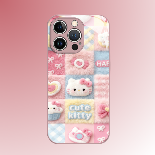 三麗鷗 新款高清全包防摔玻璃殼