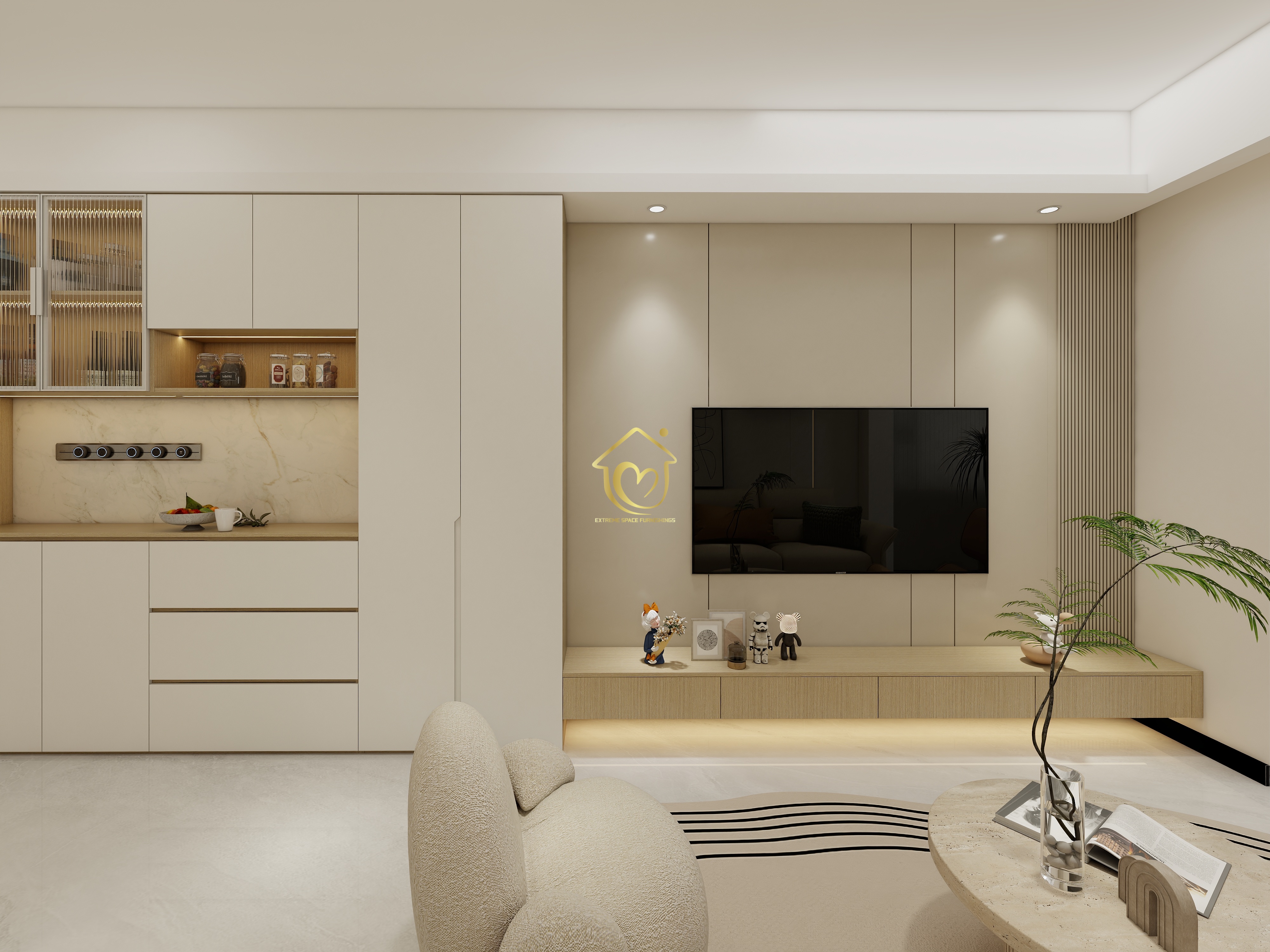 Tv console002-Extreme Space Furnishings