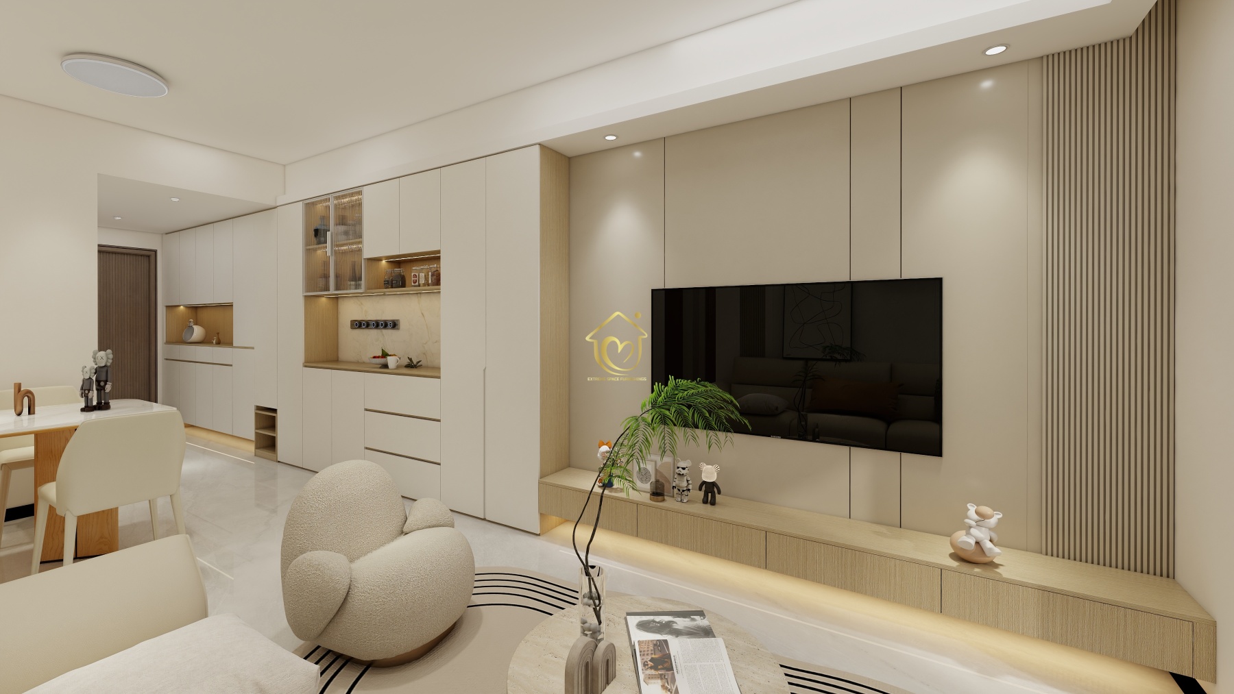 Tv console002-Extreme Space Furnishings