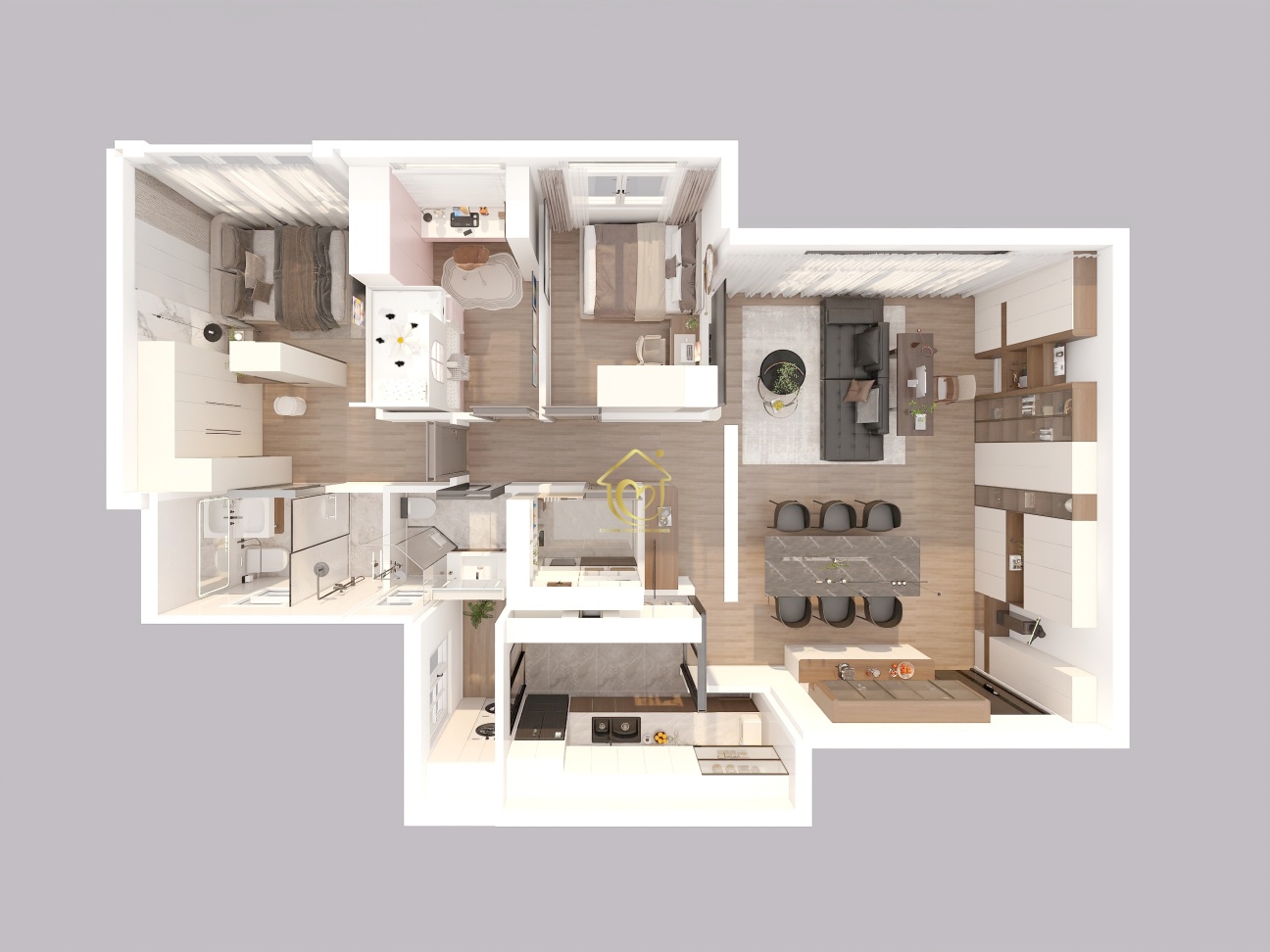 Singapore HDB 5 Room BTO Design Case-Extreme Space Furnishings ...