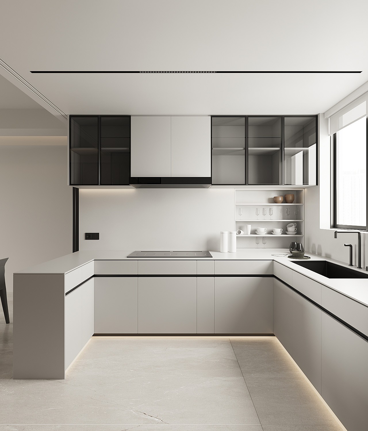 Kitchen cabinets case003-Extreme Space Furnishings