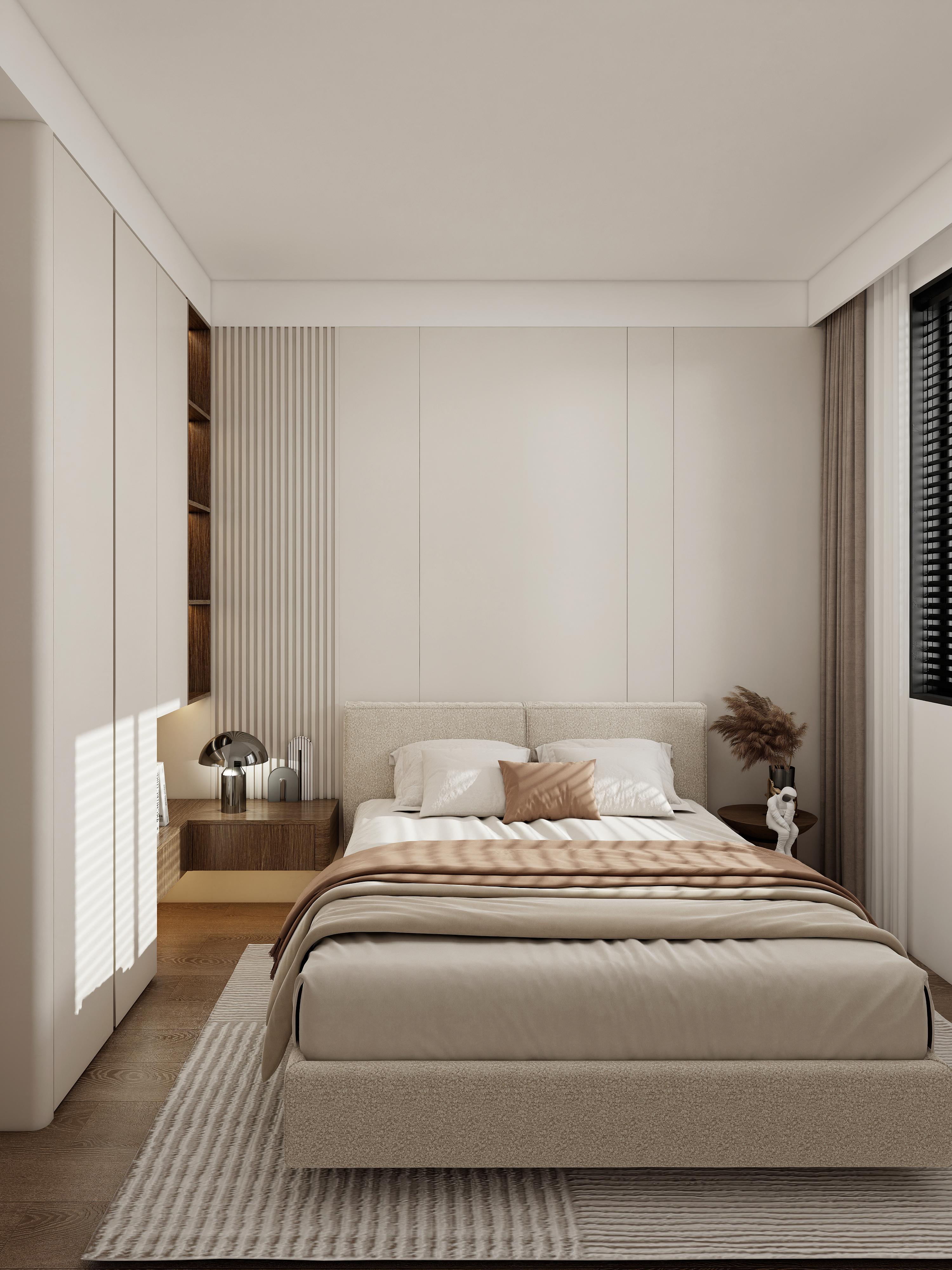 Wardrobe with desk 007