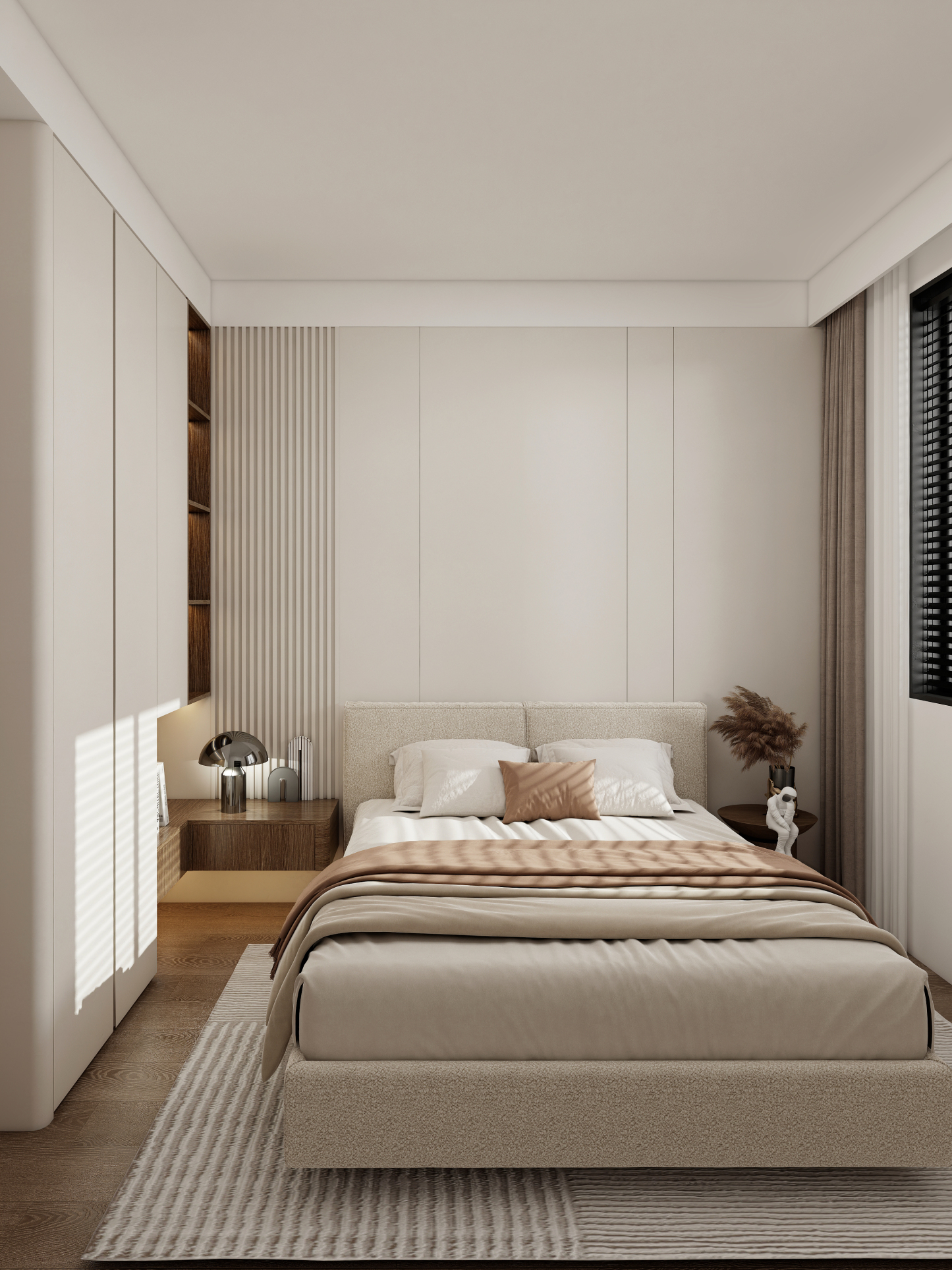 Wardrobe with desk 007