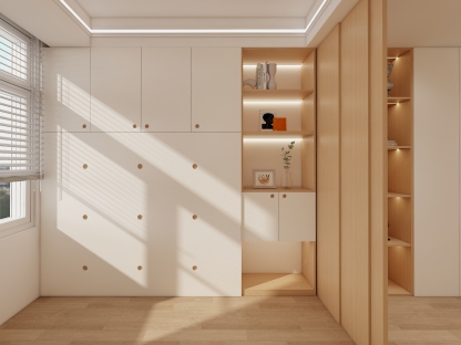 Murphy Bed 002 - Convertible Study-to-Guest Room with Space-Saving Murphy Bed