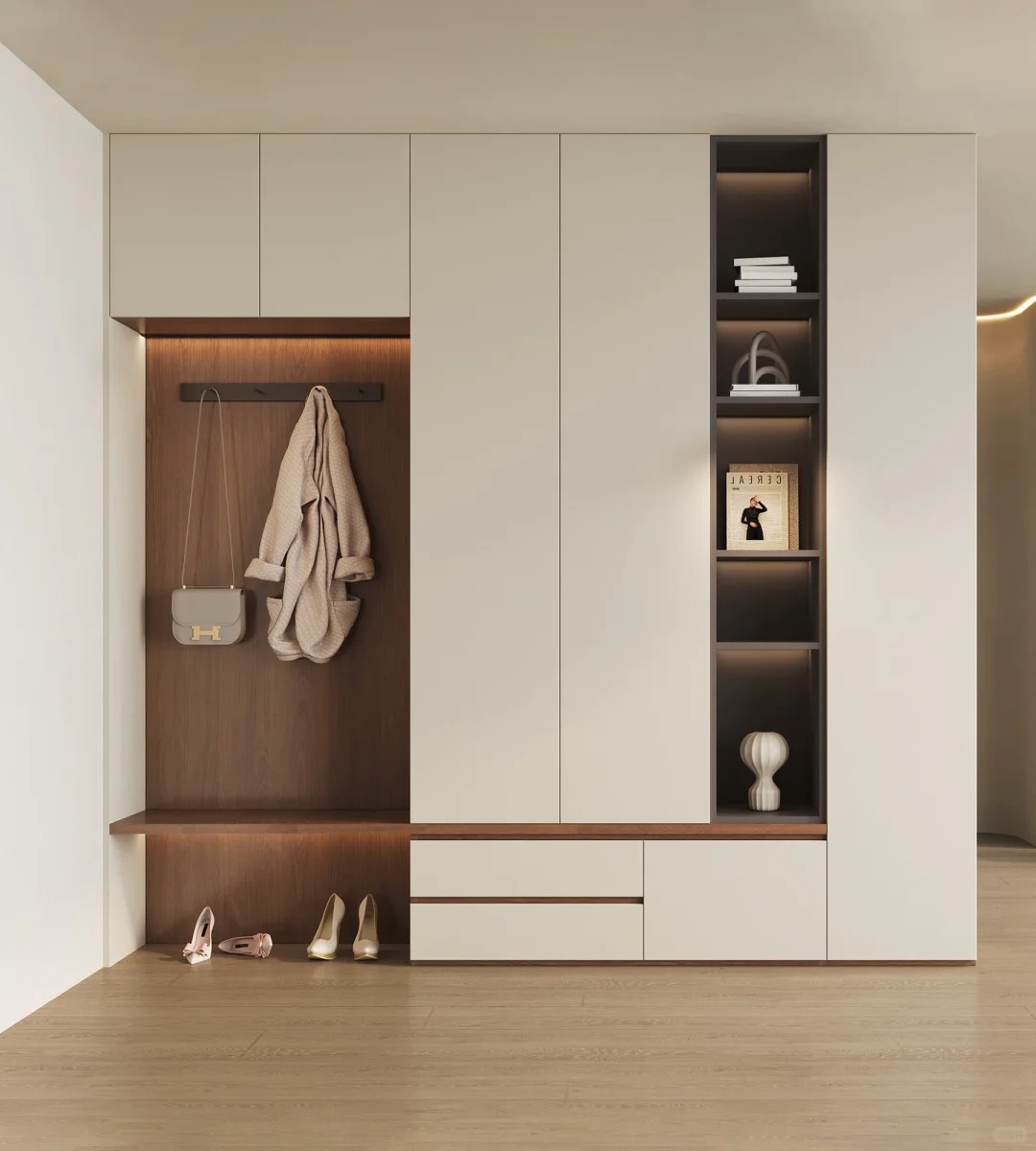 Shoe cupboard001-Extreme Space Furnishings