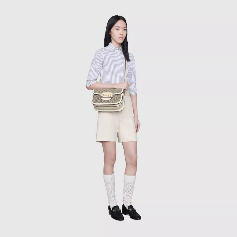 GUCCI 홀스빗 1955 시리즈 스몰 숄더백