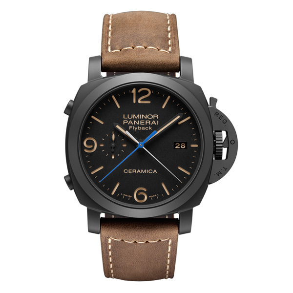 루미노르 1950 쓰리 데이즈 크로노 플라이백 오토매틱 Cheramica PAM00580 44mm