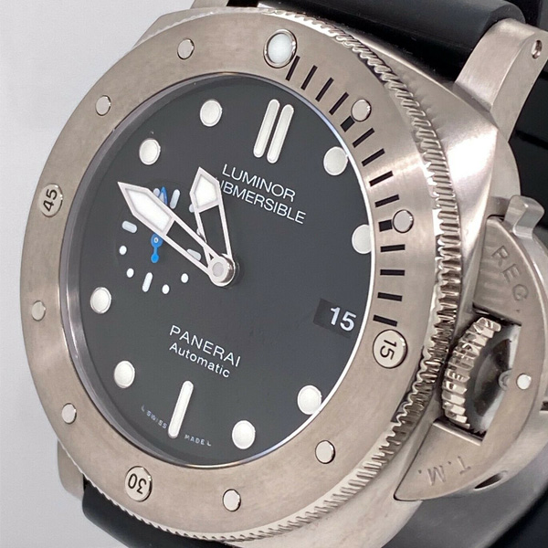 루미노르 Submersible 1950 Three Days Automatic Titanio PAM01305 47mm 시계
