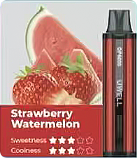 UWELL DP6000 Strawberry Watermelon Disposable (1pcs)-AUVAPING