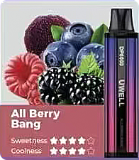 UWELL DP6000 All Berry Bang Disposable (1pcs)-AUVAPING