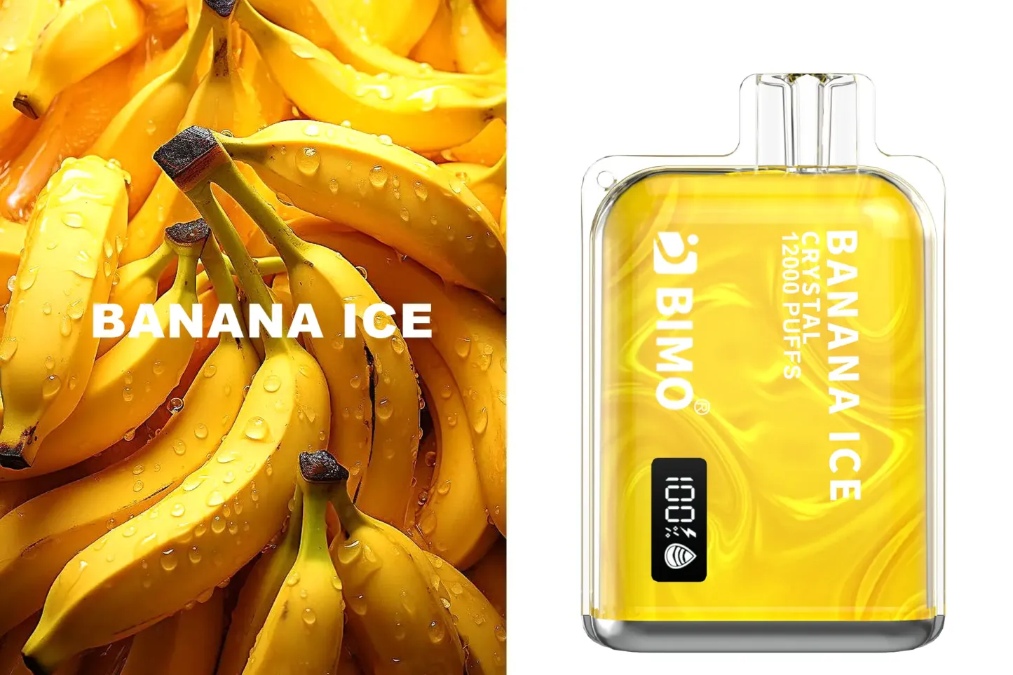 BIMO Crystal 12000 Banana Ice Disposable (1pcs)